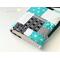 the inside of the padded book pouch matches the outside of the quilted book cover