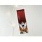 the skull book mark is on a white table