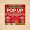 Editable Christmas Pop-Up Event Flyer Template
