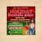 Christmas Holiday Pop-Up Sale Flyer Editable