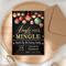 Jingle and Mingle Holiday Party Invite Printable