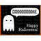 Printable Halloween Cookie Treat Cards - Ghost Design, Coooooookie Happy Halloween Cookie Treat Bag Cards