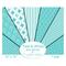 White and Teal background Paper