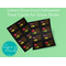 Printable Halloween Glow Stick Treat Cards - Spooky Glow in the Dark Light Stick Tags, Here's Some Light to See the Things That Go Bump in the Night
