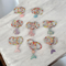 Kids bracelets they are made on stretch cords with Mermaid tails, princess tiers or unicorns.