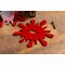 red resin blood splatter and screw for horror wall mount hooks - horror-themed wall hooks - horror decor