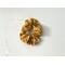 top view of the floral hair tie
