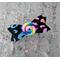 Black glitter with bright neon cheetah print on top. Topped w/ neon candy resin charm. Bow sold individually OR can purchase as a pair. 