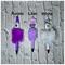 Photo of color selections. From left to right: Purple, Lilac, & White. Pens are sold individually.