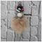 Mocha beaded faux fur teachers pen. Pens are sold individually.