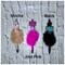 Photo of color selections. From left to right: Mocha, Hot Pink & Black. Pens are sold individually.
