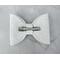 Close up of back of hair bow for detail. 