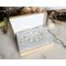 Mother of Pearl Sterling Silver Bracelet in packaging