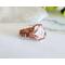 Chalcedony Rose Copper Ring