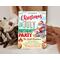 Funny Santa Birthday Party Christmas in July Invite