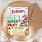 Funny Santa Birthday Party Christmas in July Invite