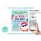 Hilarious Santa Christmas in July Pool Party Invitation
