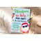 Hilarious Santa Christmas in July Pool Party Invitation