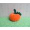 Plush crochet pumpkin