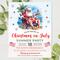 Hilarious Christmas in July Summer Party Invite