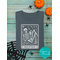 Bookish Halloween Graphic Tee - Funny Halloween Shirt for Book Lovers, Read in Peace