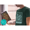 Bookish Halloween Graphic Tee - Funny Halloween Shirt for Book Lovers, Read in Peace