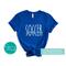 Personalized Soccer Spirit Apparel - Custom Short-Sleeved Soccer Mom Shirt Customized with Team Colors