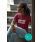 Personalized Soccer Spirit Apparel - Custom Short-Sleeved Soccer Mom Shirt Customized with Team Colors