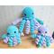 Plush Jellyfish Mama and Babies, Set of 3