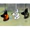 German Shepherd Ornaments in Direct Sunlight.