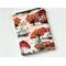 this fall tablet sleeve has a light brown background with barns, trucks filled with pumpkins and fall trees all over the autumn tablet holder