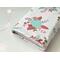 the inside of the padded book pouch matches the outside of the flower book holder