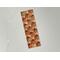 this pumpkin bookmark has pumpkins all over it with little cats peeking out of the pumpkins in a pumpkin costume