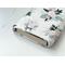 the inside of the padded book pouch matches the outside of the flower book cover