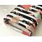 the inside of the padded book pouch matches the stripe book cover