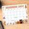 Retro Whimsical December Calendar