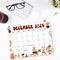 Vintage December Calendar Printable