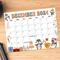 Whimsical Cute December Calendar