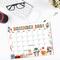Whimsical Cute December Calendar