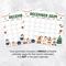 Retro December Calendar with Cute Style