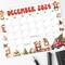Vintage Retro December Calendar
