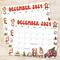 Vintage Retro December Calendar