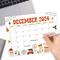 Printable Retro Theme December Calendar 
