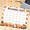 Whimsical November Calendar