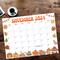Whimsical Retro November Calendar