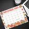 Retro Vintage November Calendar Printable