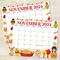 Printable Cute November Calendar