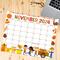 Fall Thanksgiving Calendar November Edition