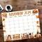 Cute Fall November Calendar
