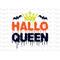 Hallo Queen Halloween Card: Printable Instant Download for Spooky Royalty